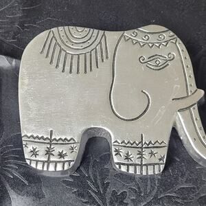 Harmony House Round Midnight Cat mini Trinket Box